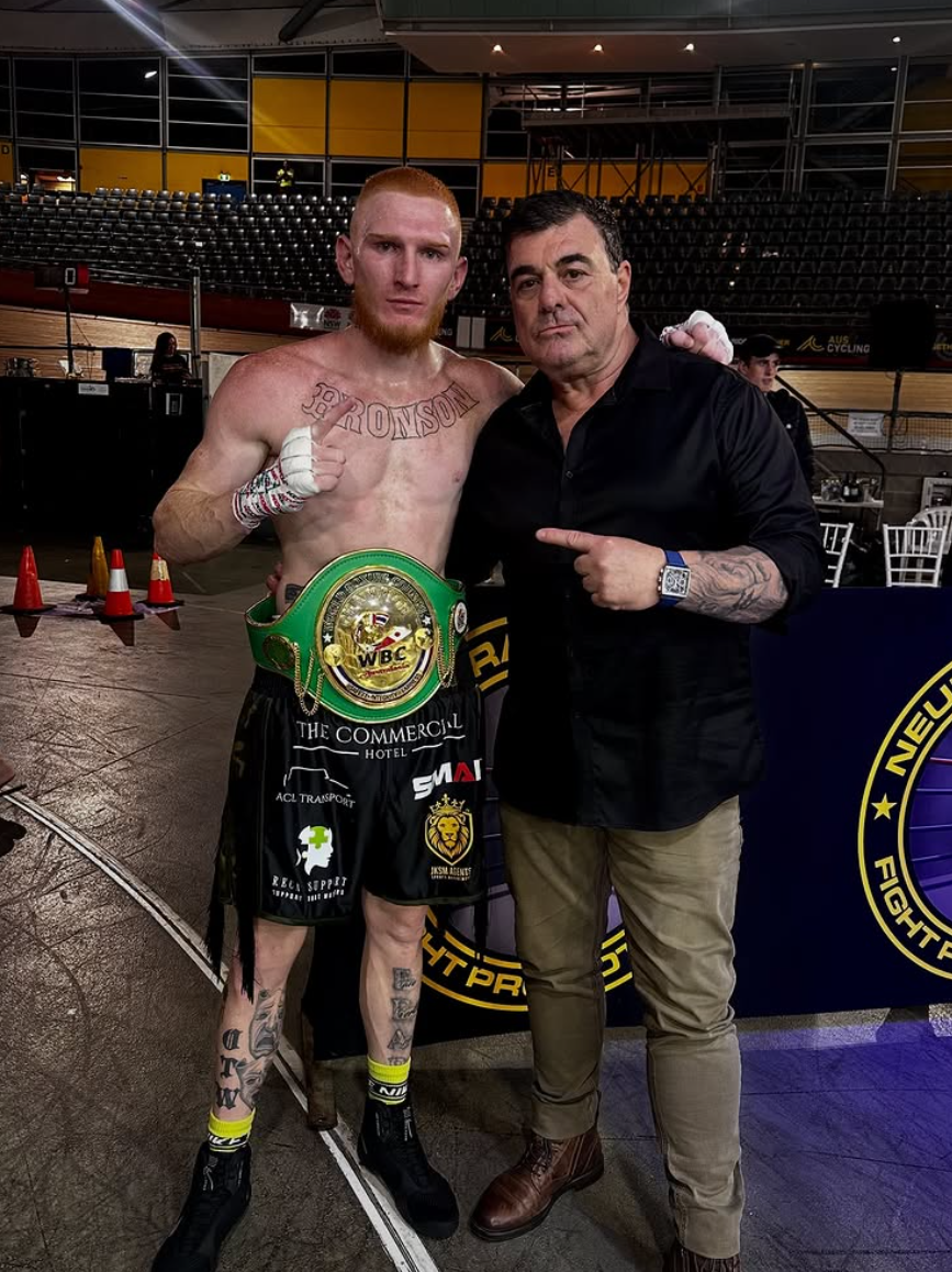 Jim Kambosos with a JKSM champion